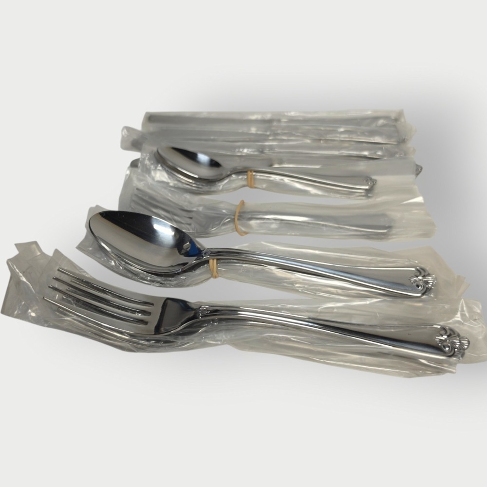 International Stainless Flatware CANFIELD - 20 Pieces Fork Spoon Knife Indonesia - Picture 9 of 9